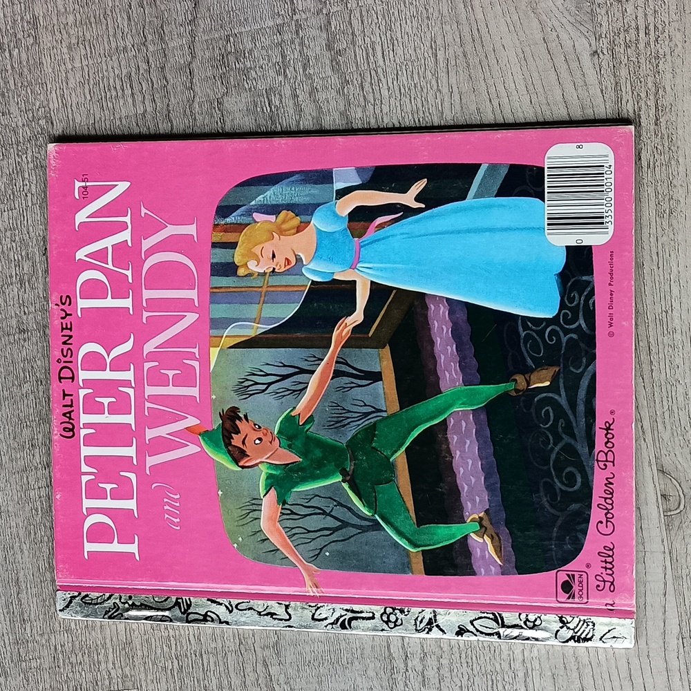 Vintage Walt Disney's Peter Pan and Wendy Little Golden book